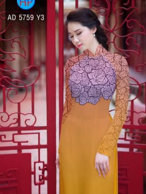 Vải áo dài Hoa hồng kiểu mới AD 5759 22 1560951296 262 Vai ao dai Hoa hong AD
