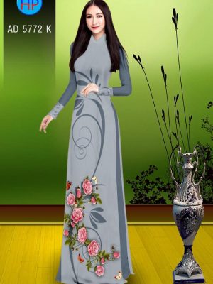 Vải áo dài Hoa và bướm kiểu mới AD 5772 27 1561033414 314 Vai ao dai Hoa va buom AD