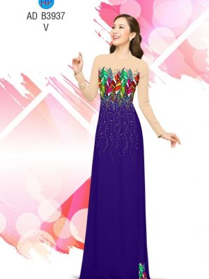 Vải áo dài hình Lá thiết kế 2019 AD B3937 22 1561618375 311 Vai ao dai hinh La thiet ke 2019 AD B3937