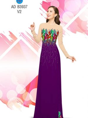 Vải áo dài hình Lá thiết kế 2019 AD B3937 21 1561618375 428 Vai ao dai hinh La thiet ke 2019 AD B3937
