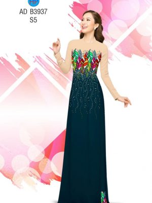 Vải áo dài hình Lá thiết kế 2019 AD B3937 26 1561618375 734 Vai ao dai hinh La thiet ke 2019 AD B3937