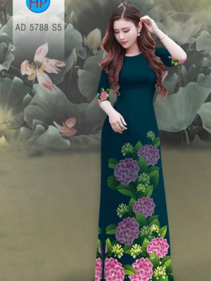 1561621684 590 Vai ao dai Hoa Cam Tu Cau thiet ke 2019