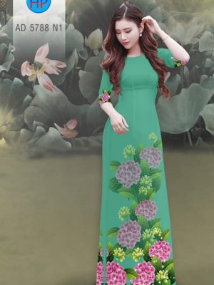 1561621684 669 Vai ao dai Hoa Cam Tu Cau thiet ke 2019