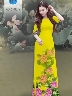 1561621684 712 Vai ao dai Hoa Cam Tu Cau thiet ke 2019