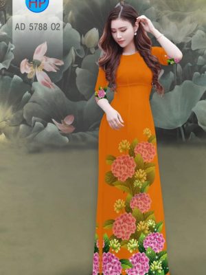 1561621684 747 Vai ao dai Hoa Cam Tu Cau thiet ke 2019