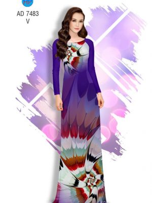 Vải áo dài Hoa ảo 3D thiết kế 2019 AD 7483 24 1561627555 131 Vai ao dai Hoa ao 3D thiet ke 2019 AD