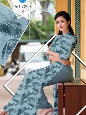 Vải áo dài Lá thiết kế 2019 AD 7299 24 1561627672 292 Vai ao dai La thiet ke 2019 AD 7299