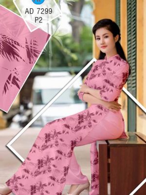 Vải áo dài Lá thiết kế 2019 AD 7299 26 1561627672 624 Vai ao dai La thiet ke 2019 AD 7299
