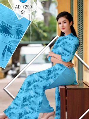 Vải áo dài Lá thiết kế 2019 AD 7299 29 1561627673 274 Vai ao dai La thiet ke 2019 AD 7299
