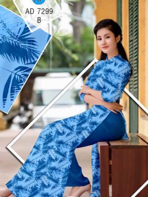 Vải áo dài Lá thiết kế 2019 AD 7299 28 1561627673 4 Vai ao dai La thiet ke 2019 AD 7299