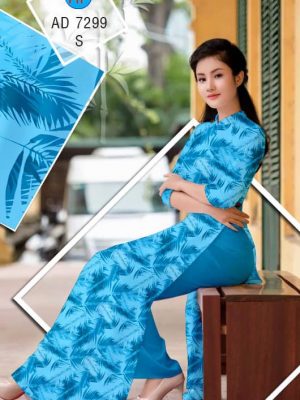 Vải áo dài Lá thiết kế 2019 AD 7299 30 1561627673 831 Vai ao dai La thiet ke 2019 AD 7299