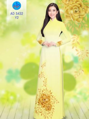 Vải áo dài Hoa hồng kiểu mới AD 5432 29 1561628814 204 Vai ao dai Hoa hong kieu moi AD 5432