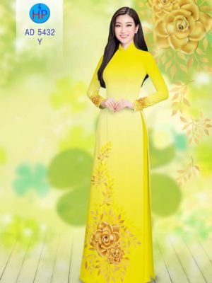 Vải áo dài Hoa hồng kiểu mới AD 5432 30 1561628814 418 Vai ao dai Hoa hong kieu moi AD 5432