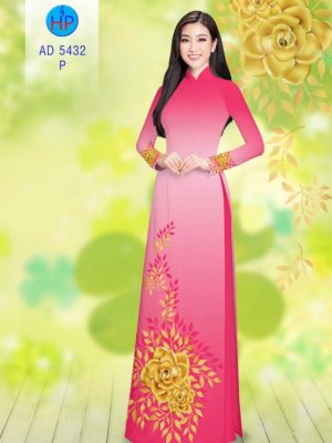 Vải áo dài Hoa hồng kiểu mới AD 5432 23 1561628814 472 Vai ao dai Hoa hong kieu moi AD 5432