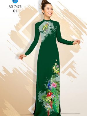 Vải áo dài Công kiểu mới AD 7476 26 1561636686 493 Vai ao dai Cong kieu moi AD 7476