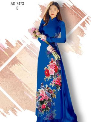 Vải áo dài Hoa Mẫu Đơn và Chim thiết kế 2019 AD 7473 37 1561637171 361 Vai ao dai Hoa Mau Don va Chim thiet ke