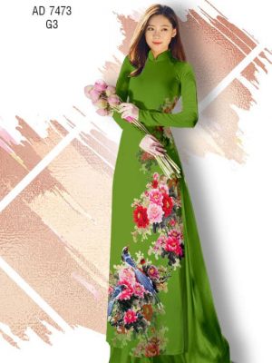 Vải áo dài Hoa Mẫu Đơn và Chim thiết kế 2019 AD 7473 35 1561637171 745 Vai ao dai Hoa Mau Don va Chim thiet ke
