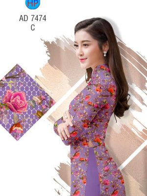 Vải áo dài Hoa đều tổ ong thiết kế 2019 AD 7474 26 1561637294 243 Vai ao dai Hoa deu to ong thiet ke 2019