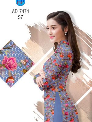 Vải áo dài Hoa đều tổ ong thiết kế 2019 AD 7474 32 1561637294 402 Vai ao dai Hoa deu to ong thiet ke 2019