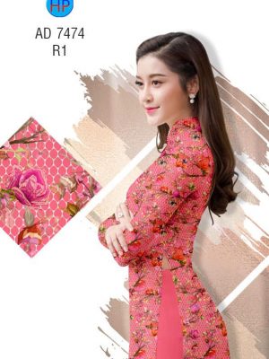 Vải áo dài Hoa đều tổ ong thiết kế 2019 AD 7474 31 1561637294 733 Vai ao dai Hoa deu to ong thiet ke 2019