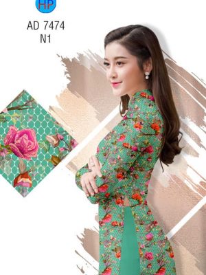 Vải áo dài Hoa đều tổ ong thiết kế 2019 AD 7474 24 1561637294 8 Vai ao dai Hoa deu to ong thiet ke 2019
