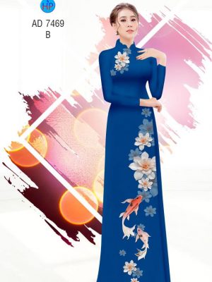 Vải áo dài Cá chép kiểu mới AD 7469 26 1561637416 61 Vai ao dai Ca chep kieu moi AD 7469