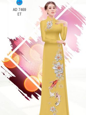 Vải áo dài Cá chép kiểu mới AD 7469 24 1561637416 979 Vai ao dai Ca chep kieu moi AD 7469