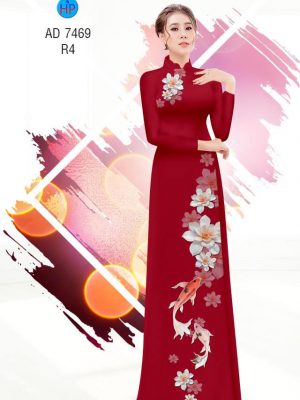 Vải áo dài Cá chép kiểu mới AD 7469 31 1561637417 66 Vai ao dai Ca chep kieu moi AD 7469