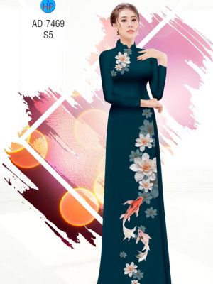 Vải áo dài Cá chép kiểu mới AD 7469 35 1561637417 758 Vai ao dai Ca chep kieu moi AD 7469