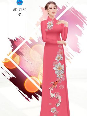 Vải áo dài Cá chép kiểu mới AD 7469 30 1561637417 836 Vai ao dai Ca chep kieu moi AD 7469