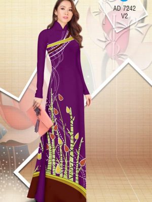 Vải áo dài thiết kế độc đáo kiểu mới AD 7242 25 1561638379 356 Vai ao dai thiet ke doc dao kieu moi AD
