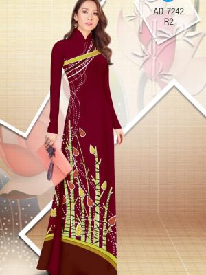Vải áo dài thiết kế độc đáo kiểu mới AD 7242 24 1561638379 625 Vai ao dai thiet ke doc dao kieu moi AD