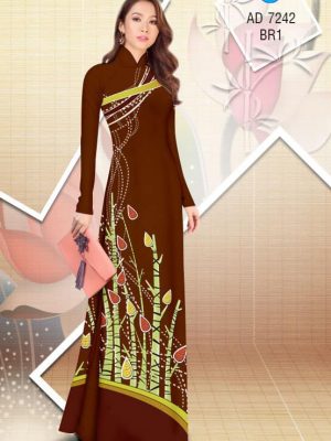 Vải áo dài thiết kế độc đáo kiểu mới AD 7242 21 1561638379 740 Vai ao dai thiet ke doc dao kieu moi AD
