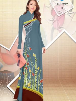 Vải áo dài thiết kế độc đáo kiểu mới AD 7242 22 1561638379 801 Vai ao dai thiet ke doc dao kieu moi AD