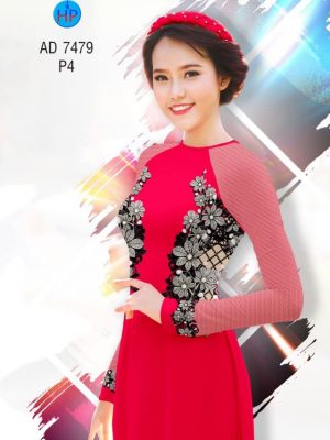 Vải áo dài Hoa in 3D kiểu mới AD 7479 22 1561639466 461 Vai ao dai Hoa in 3D kieu moi AD 7479