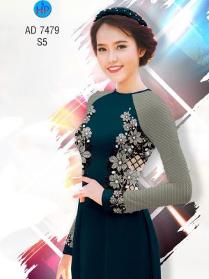 Vải áo dài Hoa in 3D kiểu mới AD 7479 33 1561639466 524 Vai ao dai Hoa in 3D kieu moi AD 7479