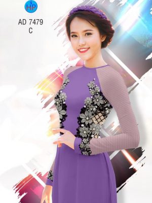 Vải áo dài Hoa in 3D kiểu mới AD 7479 36 1561639466 559 Vai ao dai Hoa in 3D kieu moi AD 7479