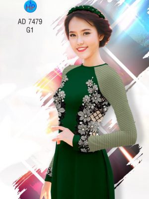 Vải áo dài Hoa in 3D kiểu mới AD 7479 35 1561639466 80 Vai ao dai Hoa in 3D kieu moi AD 7479
