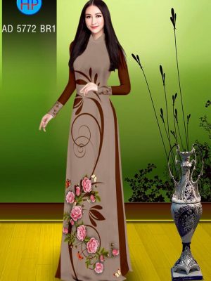 Vải áo dài Hoa và bướm kiểu mới AD 5772 35 1561639710 16 Vai ao dai Hoa va buom kieu moi AD 5772