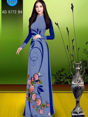 Vải áo dài Hoa và bướm kiểu mới AD 5772 33 1561639710 18 Vai ao dai Hoa va buom kieu moi AD 5772