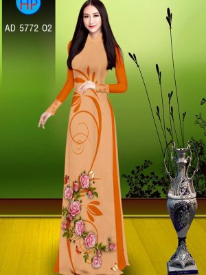 Vải áo dài Hoa và bướm kiểu mới AD 5772 30 1561639710 349 Vai ao dai Hoa va buom kieu moi AD 5772