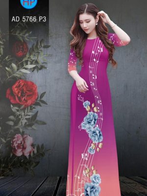 Vải áo dài hoa và nốt nhạc kiểu mới AD 5766 37 1561641523 411 Vai ao dai hoa va not nhac kieu moi AD
