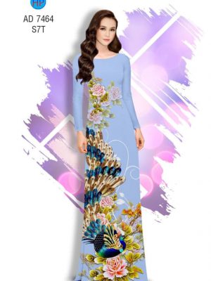 Vải áo dài chim Công mới ra AD 7464 22 1561643094 837 Vai ao dai chim Cong moi ra AD 7464