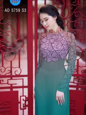 Vải áo dài Hoa hồng kiểu mới AD 5759 26 1561643282 256 Vai ao dai Hoa hong kieu moi AD 5759