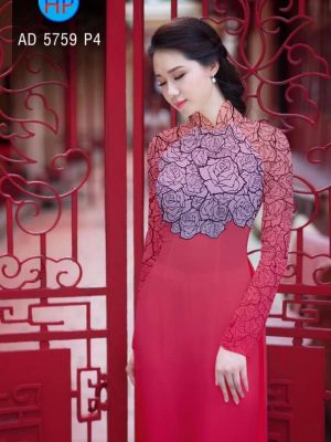 Vải áo dài Hoa hồng kiểu mới AD 5759 25 1561643282 815 Vai ao dai Hoa hong kieu moi AD 5759