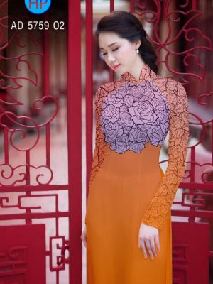 Vải áo dài Hoa hồng kiểu mới AD 5759 33 1561643284 228 Vai ao dai Hoa hong kieu moi AD 5759
