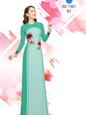 Vải áo dài Hoa hồng mới ra AD 7461 28 1561643423 369 Vai ao dai Hoa hong moi ra AD 7461