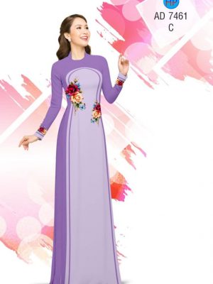 Vải áo dài Hoa hồng mới ra AD 7461 24 1561643423 885 Vai ao dai Hoa hong moi ra AD 7461