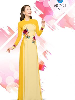 Vải áo dài Hoa hồng mới ra AD 7461 37 1561643424 877 Vai ao dai Hoa hong moi ra AD 7461