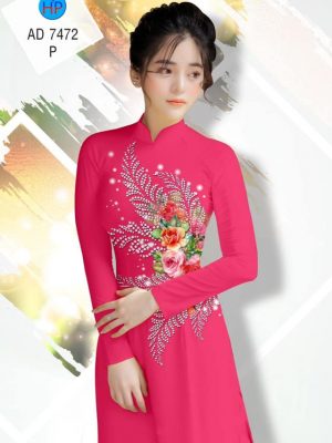 Vải áo dài Hoa hồng mới ra AD 7472 30 1561646460 478 Vai ao dai Hoa hong moi ra AD 7472